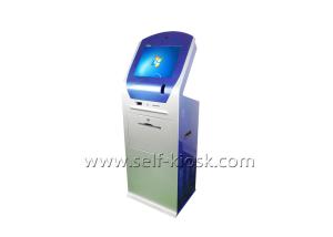 China HR Department Self Service Printing Kiosk , Computer Kiosk With Printer wholesale
