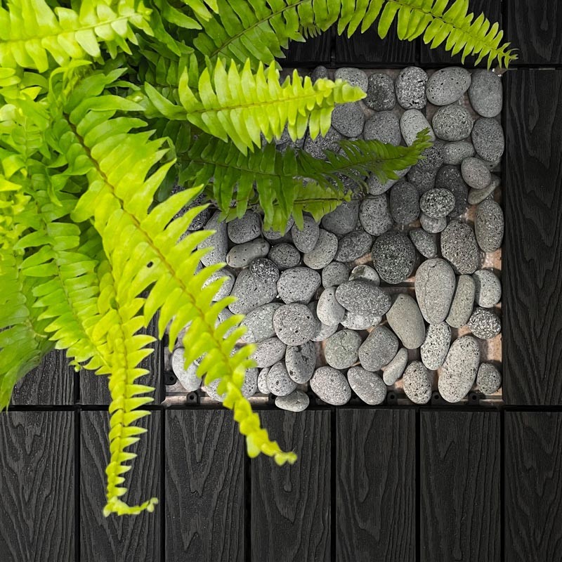 China Hardwood Interlocking Composite Decking Tiles patio outdoor decking tile wholesale