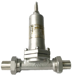 PN25 Cryogenic Control Valve Pressure Regulator Large Flow -196~+80 ℃ For LNG LOX LIN