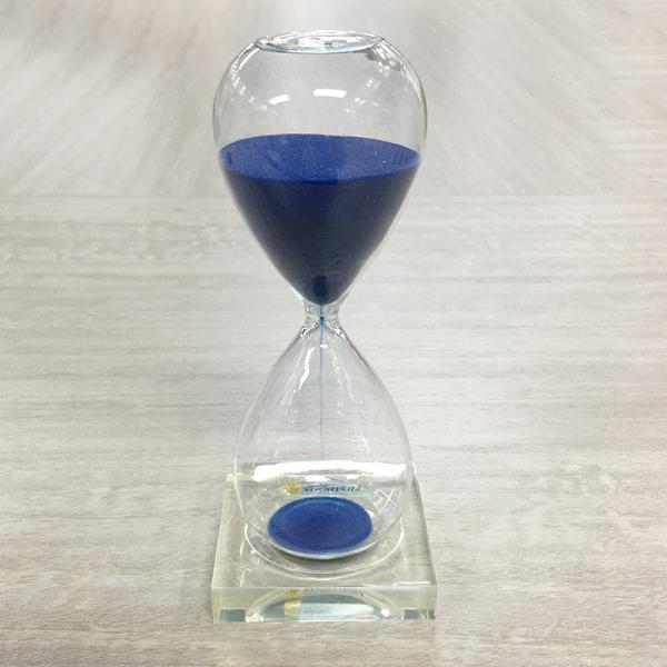 1-15 Minute Glass Hourglass Customized Egg Timer Hour Glass