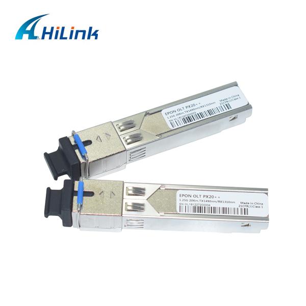 1000 BASE SFP Transceiver Module 1.25G/1.25G Tx1490nm/Rx1310nm SC EPON OLT SFP PX20++ PON Systems