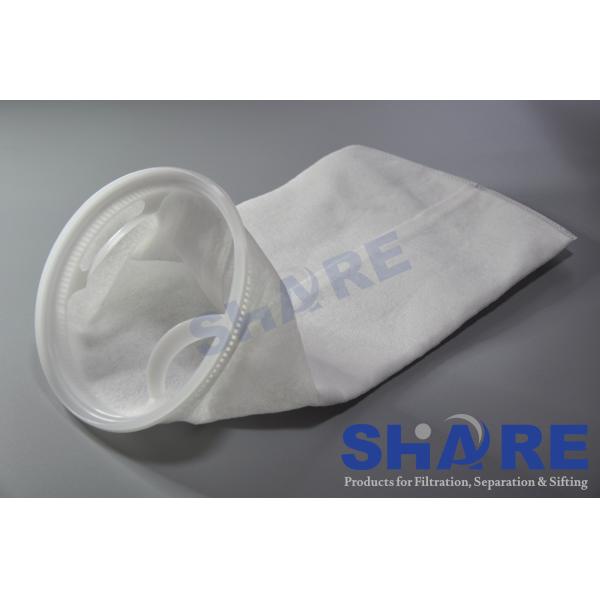 High Flow Rate Needle Felt Liquid Filter Bag For Wastewater Treatment