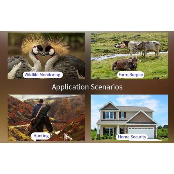 4K Wifi Hunting Camera Wildlife Trail Camera HD Low Glow Arction 48MP IP65 Waterproof