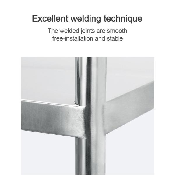 3 Layer Hospital Stainless Steel Medical Instrument Trolley