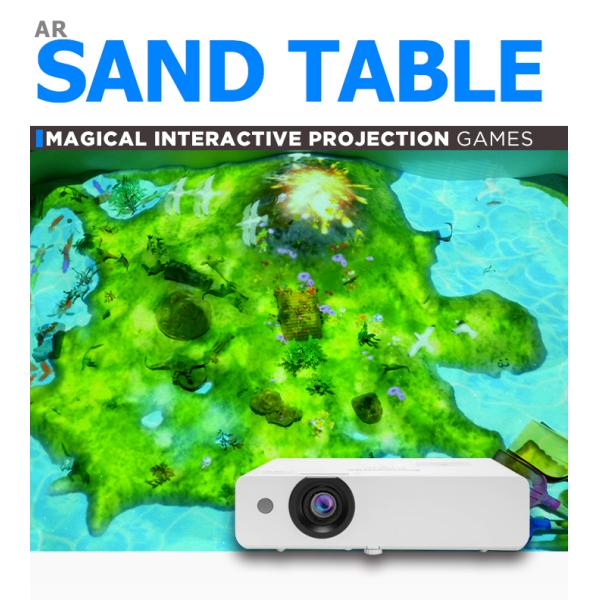 Interactive Sandbox Multiplayer AR Sand Table Kids Park Intellectual Game