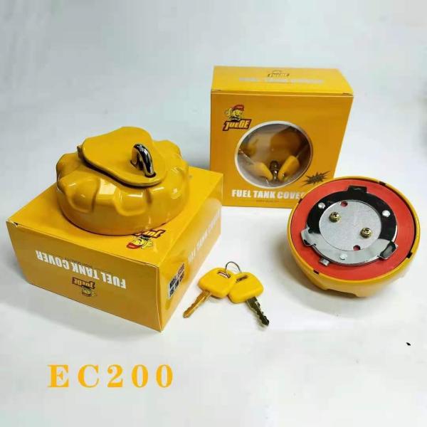 Yellow Excavator Fuel Tank Cover 7X-7700 349-7059 3497059 7X7700 Fuel Cap