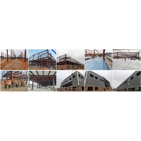 Custom-make Construction Steel Structure Workshop / Warehouse / Hangar Building