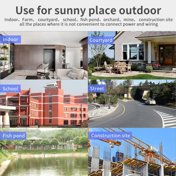 Waterproof Solar Powered Wireless Security Camera Night Vision Remote