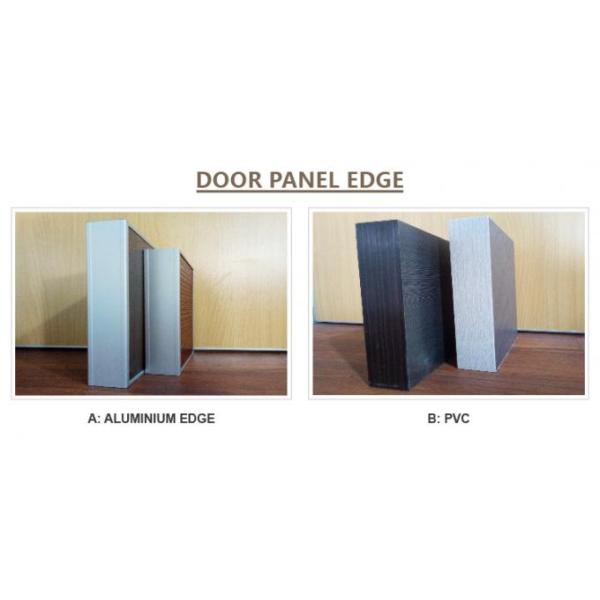 No Paint Treatment Side Gates Aluminium Fireproof Bacterial Resistance MDF Interior Door