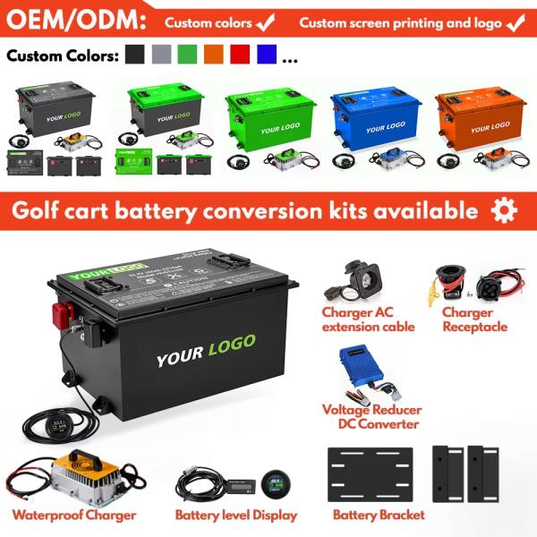 ODM Lead Acid 36v Lithium Golf Cart Battery Replacement