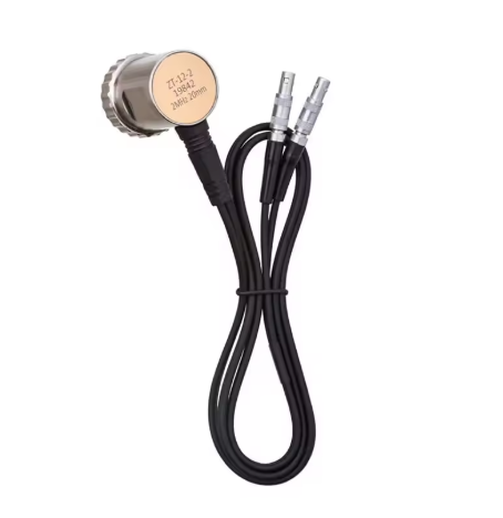 ZT-12-2 2MHz Ultrasonic Thickness Gauge Ultrasound Probe Black Color Cast Iron