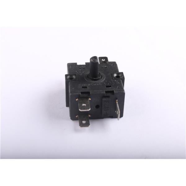 Square Abs High Power Rotary Switch , Dust Proof 5 Pin Rotary Switch Customized Color