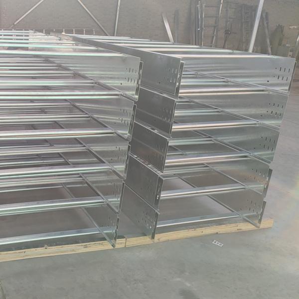 50kg/m Ladder Electrical Wire Cable Tray For Wall Mount Installation Cable Ladder With Cover