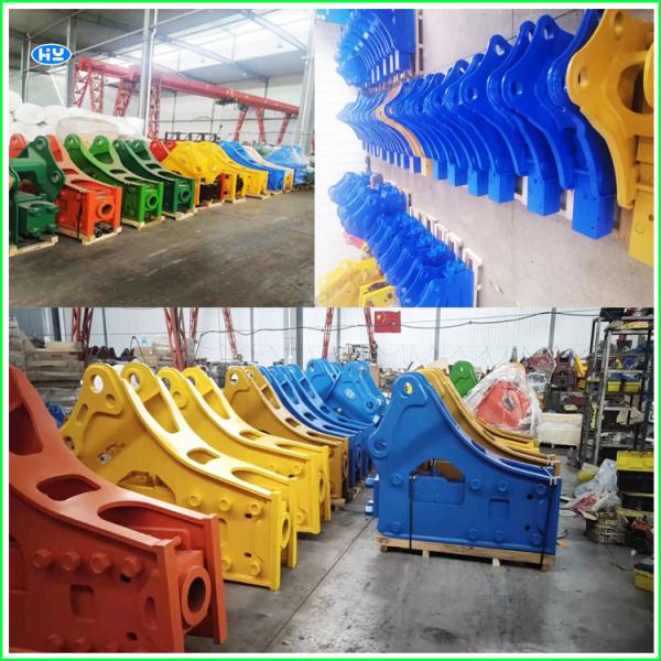 Q345B Hydraulic Demolition Hammer Sany 75MM Breaker Hydraulic Excavator Attachment