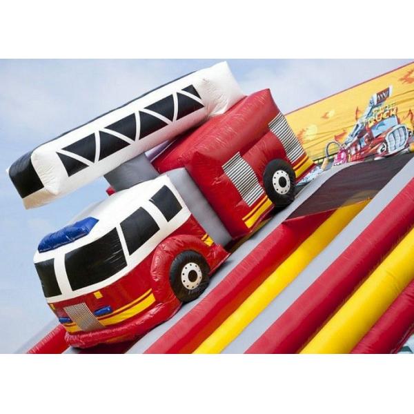 Comercial Double Lane Large Inflatable Slide Double Stitching For Fun Party