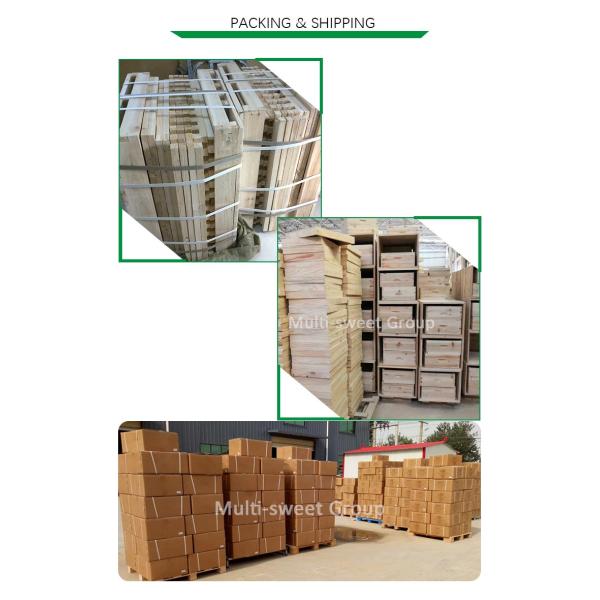 Unassembled Fir 24mm Thickness Dadant Beehive 17cm Height