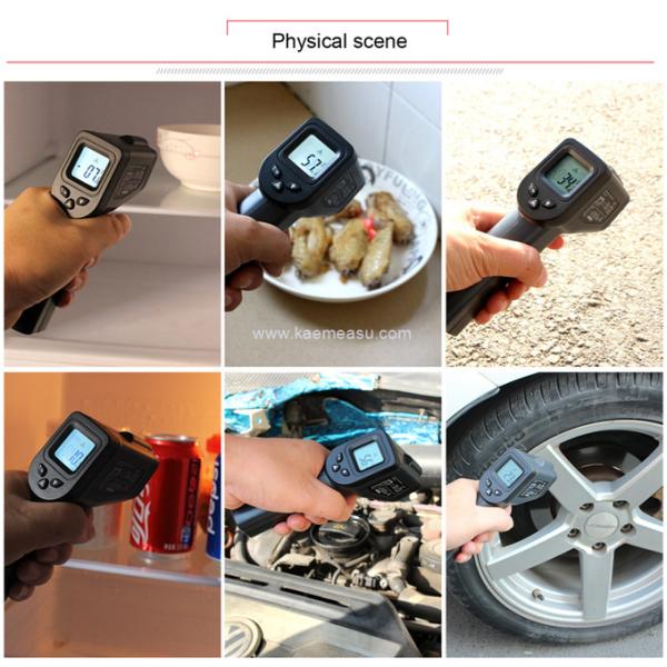 Kaemeasu 550℃ High Precision Thermo Temp Gun Infrared For Oil / Ice / Melting Pot / BBQ