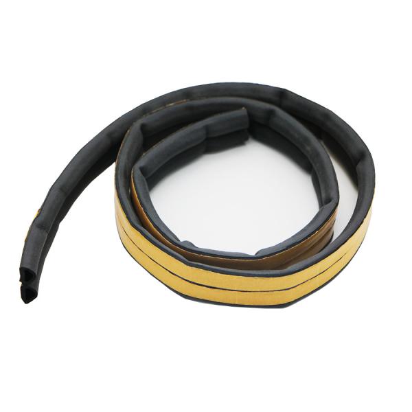 Self Adhesive EPDM Rubber Seals D Shaped For Warehouse Door 12*10mm