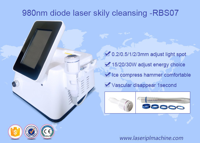 China 980 Nm Skin Rejuvenation Machine 30-300ms Pulse Width wholesale