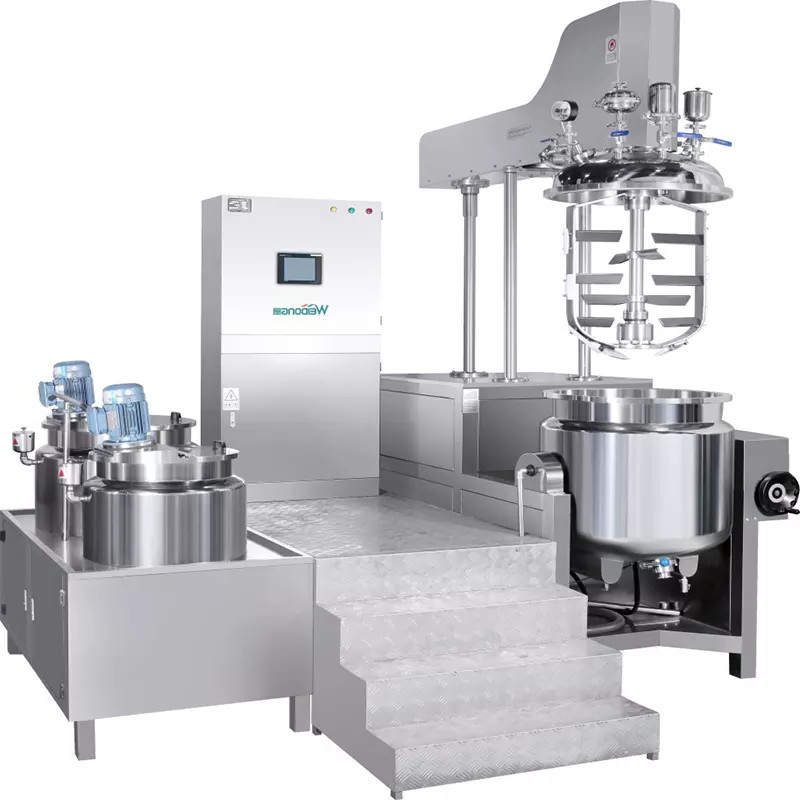 220V 380V Skin Care Cosmetic Emulsifier Mixer Homogenizer Practical