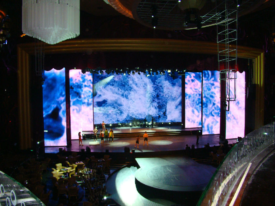P1.538mm GOB Stage Rental LED Display 640x480mm Moisture Proof