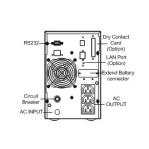 Low Noise 2KVA High Frequency UPS System Telecom Power Supply