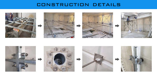 High Pressed Fiberglass Water Tank , Non Leakage Ro Water Storage Tank