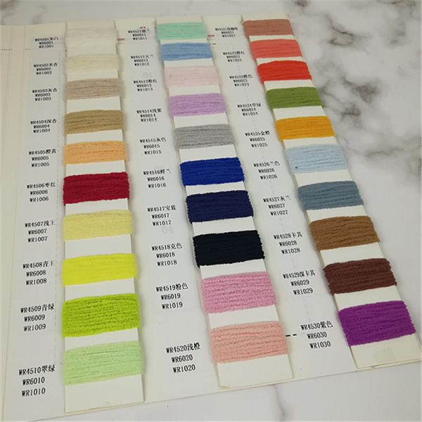 1/6.5NM DTY Chenille Polyester Yarn 100g 75g 50g 100% Polyester For Knitting