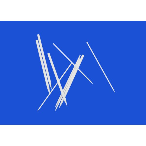 Custom Ultrafine White Zirconia Ceramic Rods 3mm With Sharp Tip ISO ROHS SGS