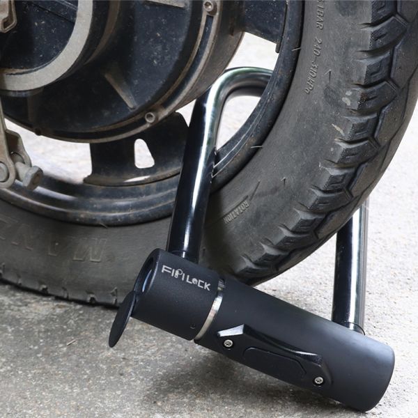 U9 Motocycle Bick U Lock Fingerprint Smart Lock Waterproof