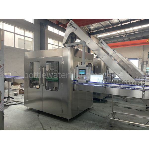 China Automation 250ml 2000BPH Glass Milk Bottle Filler 380V 50HZ wholesale
