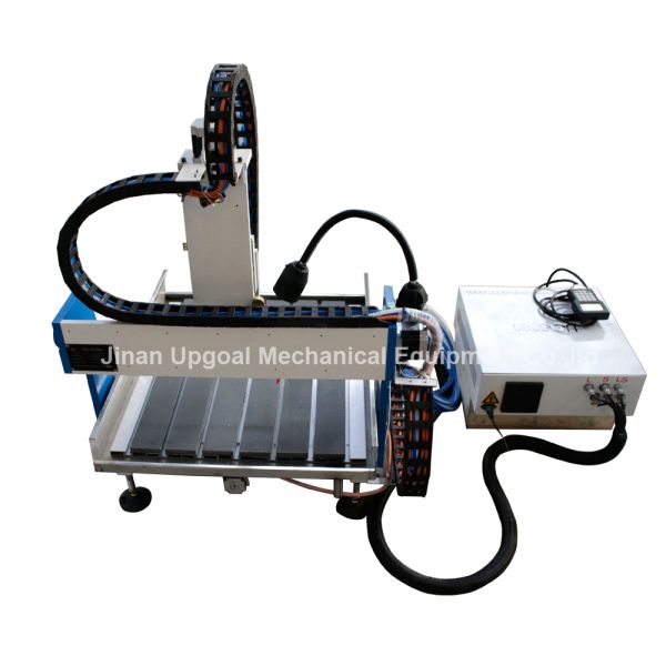 Gantry Moving Desktop Aluminum CNC Router Machine with DSP A11E Offline Control