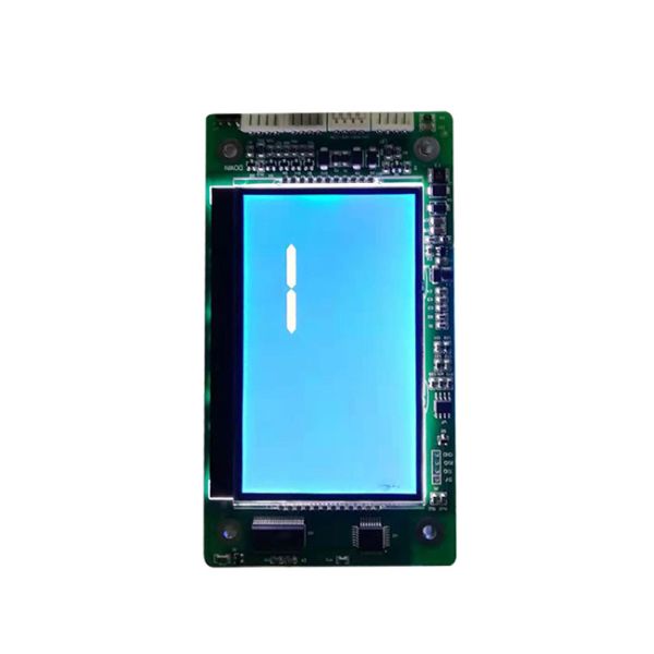 DC12 24V White Segment LCD Display Board Elevator Lift Parts For COP Panel