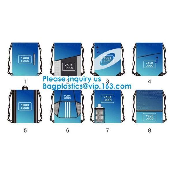 Custom Drawstring Bag/ Promotional drawstring backpack/Polyester Drawstring Bag,Custom 190T 210T 210d polyester backpack