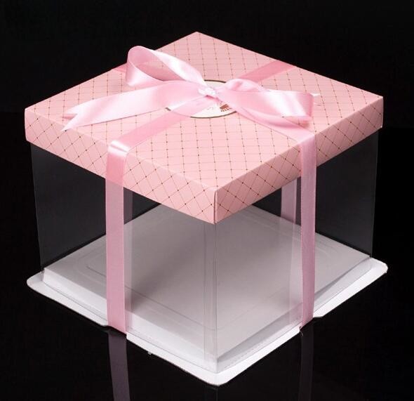 Cheap Custom Cupcake Handle Box Cake Boxes Wholesale,Take Away Birthday Cake Boxes Cardboard Boxes Cake Boxes bagplastic