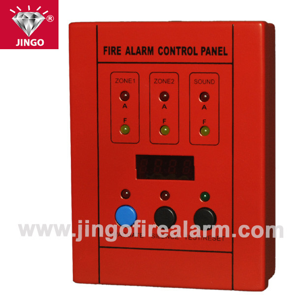 China Conventional fire alarm systems master control panel 2 zones wholesale