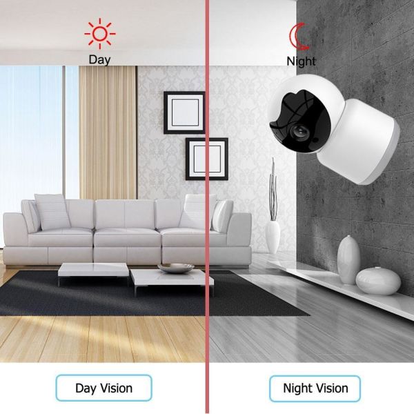 Tuya Smart Surveillance Camera WIFI Wireless Home Security IR Night Vision