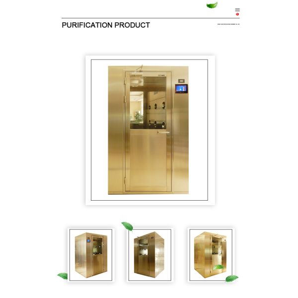 Yijing Clean Room Hepa Filters SUS304 Lock Chamber For Cold