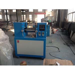 China Lab Electric Rubber Mixing Machine Horizontal Open Mixing Mill PLC Control wholesale