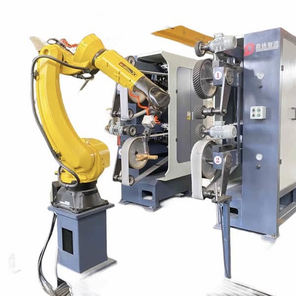High-speed Robotic Polishing Machine M-20iD/25 With 4 Sand Belts