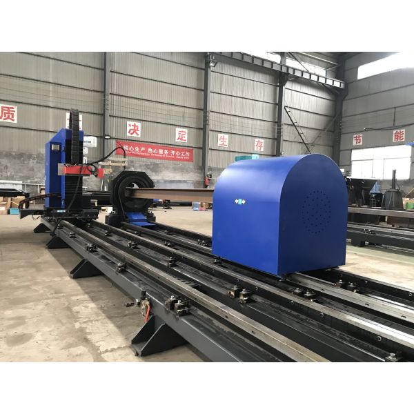 200A Pipe Cnc Flame Plasma Cutting Machine 8 Axis Model Cpc5013