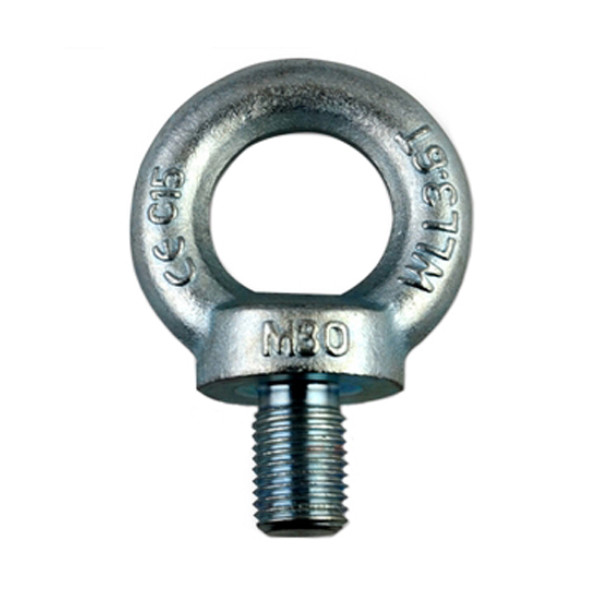 Galvanized Carbon Steel Forged Eye Bolt DIN 580 Eye Bolt M6 To M100