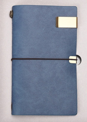 Customizable travel notebook, lightweight and compact, suitable for carrying