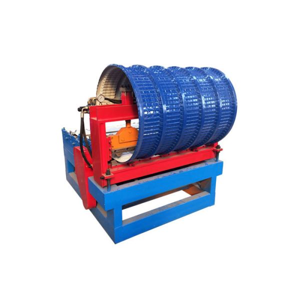 Hydraulic Arch Sheet Roll Forming Machine , 5 Step Curving Roll Forming Machine