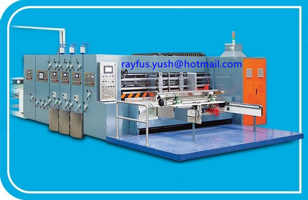 Automatic Corrugated Carton Box Making Machine Flexo Printer Slotter Die Cutter Stacker