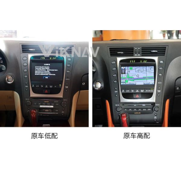 11.8 Inch Screen Stereo For 2004-2011 LEXUS GS 128G Navigation GPS Multimedia DVD Player Android Wireless Carplay 4G BT