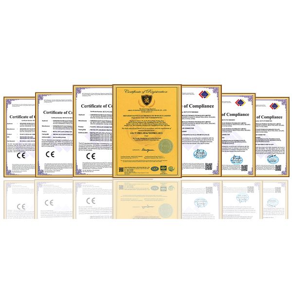 Fischers 0F 8 Pin IP68 Waterproof Brass Circular Connector