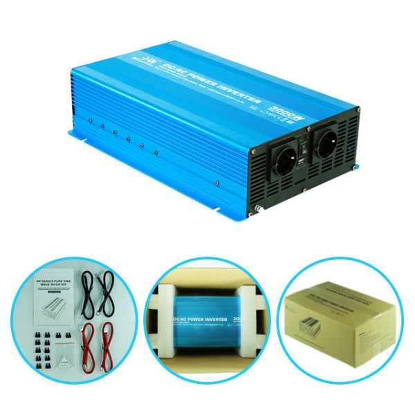 Intelligent Single Output Pure Sine Wave Power Inverter 3000W For Home