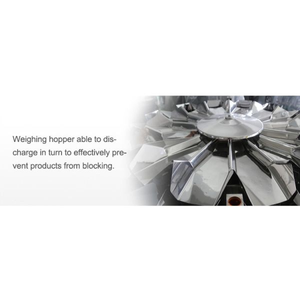 0.8L Multihead Weigher Machine For Date Palm Soft Sweets Crayfish