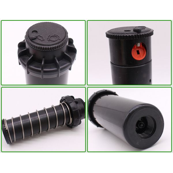 Anti UV Material Low Pressure Pop Up Sprinkler With 15 - 30 Feet Spray Distance